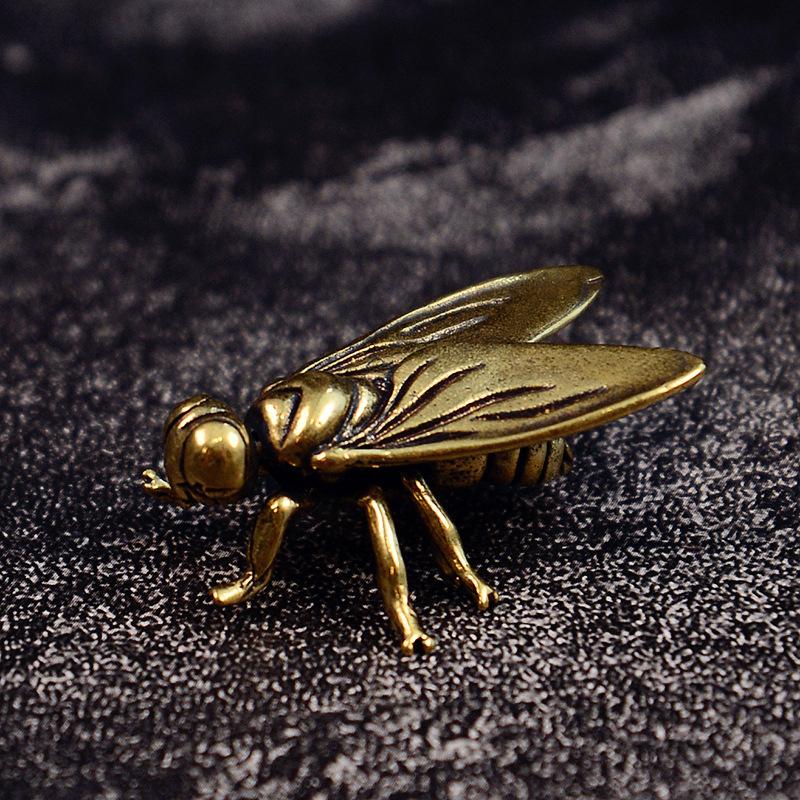 C 1PC Mini Brass Fly Insect Or - مراجعة Home Office Freelancer وسعره